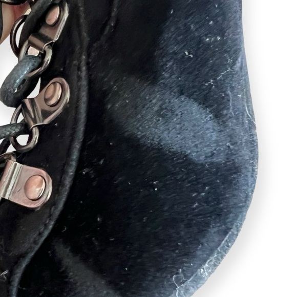 Chase & Chloe shoes boots tie front heels open toe Size 6 - Picture 5 of 11